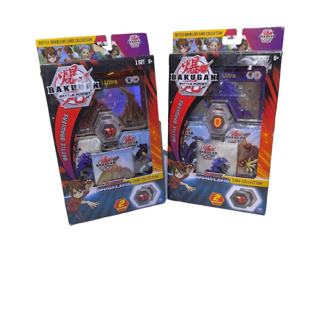 Bakugan Battle Planet Battle Brawlers Card Collections Spin Master Lot Of 2